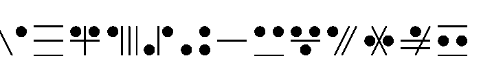 NON Dit Dah Font UPPERCASE