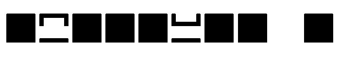 NON Duplex Font OTHER CHARS