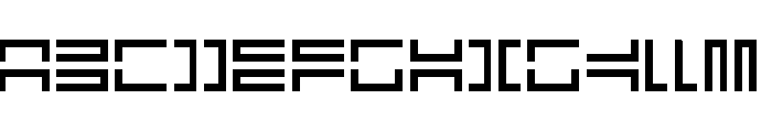 NON Duplex Font UPPERCASE