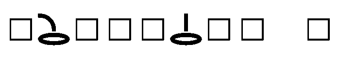 NON Elliptical120 Font OTHER CHARS