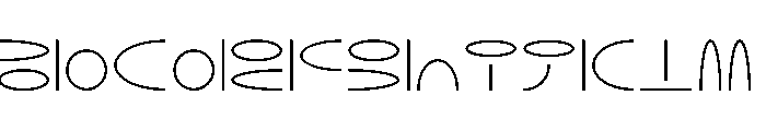 NON Elliptical40 FONT