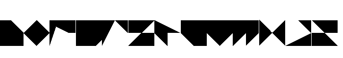 NON Facet Font LOWERCASE