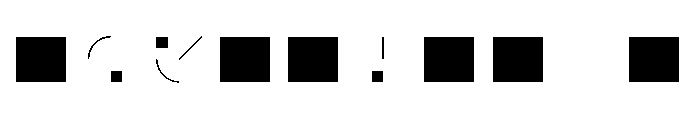 NON Form&Line Font OTHER CHARS
