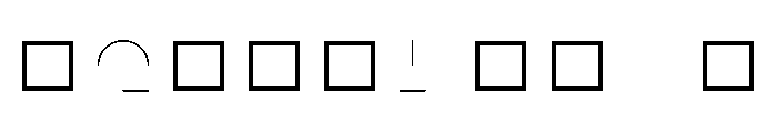 NON Fractional20 Font OTHER CHARS