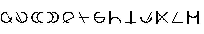 NON Fractional304575120180 Font UPPERCASE