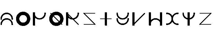 NON Fractional304575120180 Font UPPERCASE