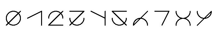 NON Fractional40 Font OTHER CHARS
