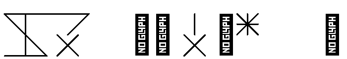 NON Reiteration15 Font OTHER CHARS