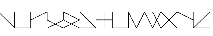 NON Reiteration15 Font UPPERCASE