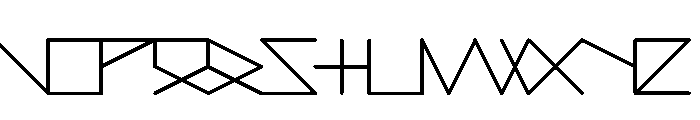 NON Reiteration30 Font UPPERCASE