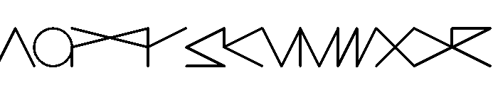 NON Reiteration30 Font LOWERCASE