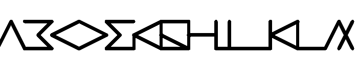 NON Reiteration60 Font UPPERCASE