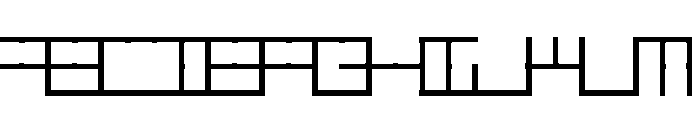 NON Strokes1 Font UPPERCASE