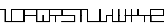 NON Strokes1 Font UPPERCASE