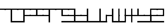 NON Strokes1 Font LOWERCASE