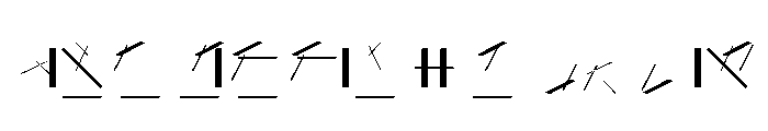NONFrequency Frequency15020 Font UPPERCASE
