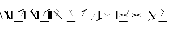 NONFrequency Frequency15020 Font UPPERCASE