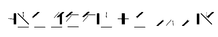 NONFrequency Frequency20020 Font UPPERCASE