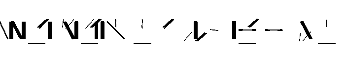 NONFrequency Frequency20020 Font UPPERCASE