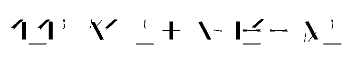 NONFrequency Frequency20020 Font LOWERCASE