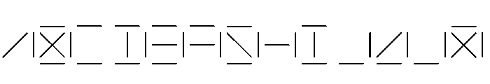 NONFrequency Frequency2020 Font UPPERCASE