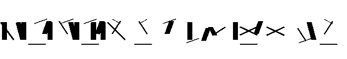 NONFrequency Frequency30020 Font UPPERCASE