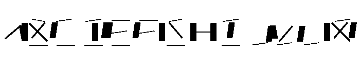 NONFrequency Frequency35020 Font UPPERCASE