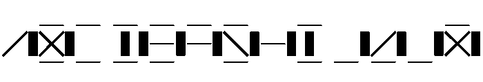 NONFrequency Frequency40020 Font UPPERCASE