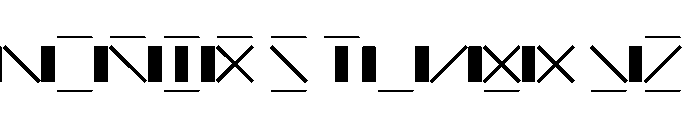 NONFrequency Frequency40020 Font UPPERCASE