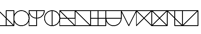 NONSection Outline15 Font LOWERCASE