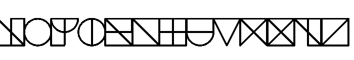 NONSection Outline20 Font UPPERCASE