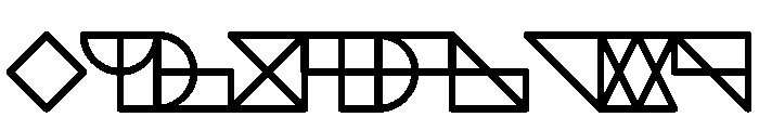 NONSection Outline30 Font OTHER CHARS