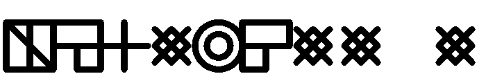 NONSection Outline40 Font OTHER CHARS