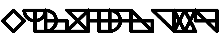 NONSection Outline50 Font OTHER CHARS