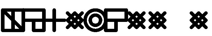 NONSection Outline50 Font OTHER CHARS