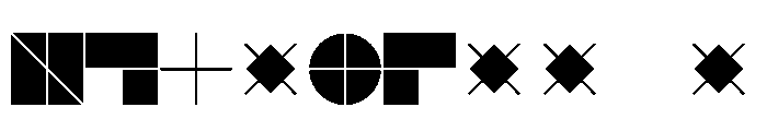 NONSection Solid10 Font OTHER CHARS