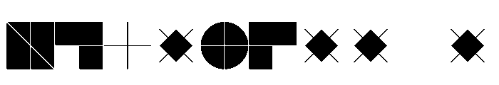 NONSection Solid5 Font OTHER CHARS