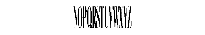 NOVALIS Compressed Font LOWERCASE