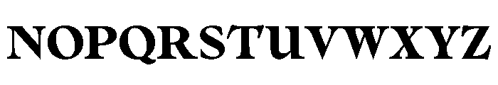 No3Series Bold Instance Font UPPERCASE