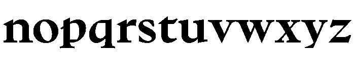 No3Series Bold Instance Font LOWERCASE
