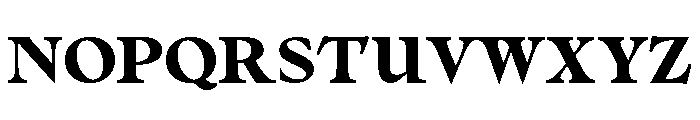 No3Series Bold Font UPPERCASE