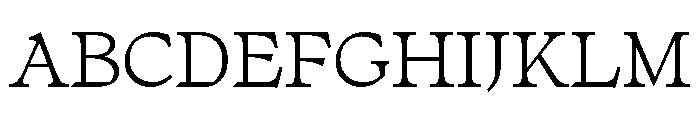 No3Series Light Font UPPERCASE