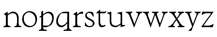 No3Series Light Font LOWERCASE
