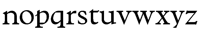 No3Series Regular Font LOWERCASE