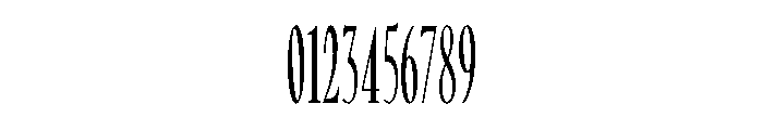 No3SeriesNarrow Bold Instance Font OTHER CHARS