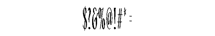 No3SeriesNarrow Bold Instance Font OTHER CHARS