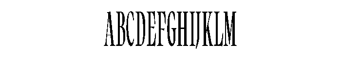 No3SeriesNarrow Bold Instance Font UPPERCASE