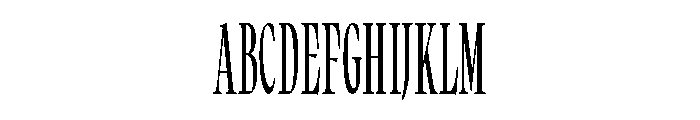 No3SeriesNarrow Bold Font UPPERCASE