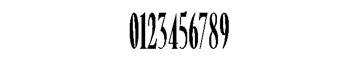 No3SeriesNarrow Heavy Font OTHER CHARS