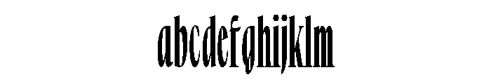 No3SeriesNarrow Heavy FONT